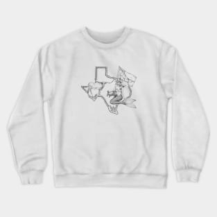 Texas Mermaid Crewneck Sweatshirt